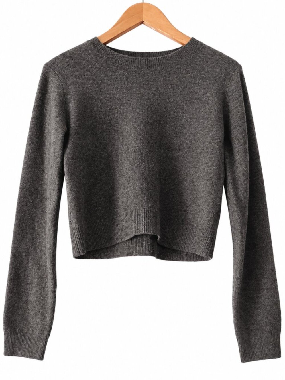 NWT Ripe Maternity Sandy Charcoal Marle Long Sleeve Knit Sweater Top XS Cozy
